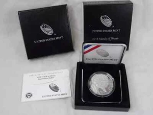 2015-W March of Dimes Commemorative Proof Silver Dollar w/ COA US Mint OGP - Picture 1 of 1