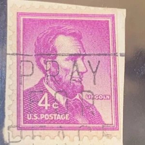Lilcoln 4c Great Well Kept Stamp, This Is a Great Stamp For Collectors - Picture 1 of 7