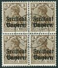 Bavaria 1919 3Pf Brown Sg216 Used Ng Germania Bamberg Cancel H ##A1