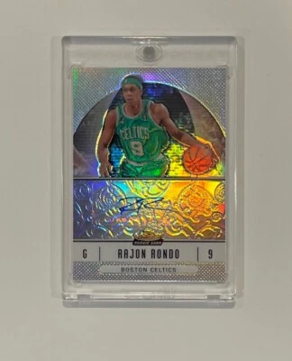 2006-07 Topps Finest Rajon Rondo Refractor Rookie Card Auto RC Celtics #72 - Image 1 of 2