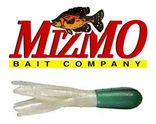 Tubos Mizmo Crappie Panfish 1,5 pulgadas especificaciones 11006 verde con cola de perla Foto 1 de 1