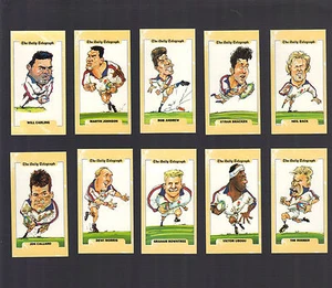 CIGARRILLO/COMERCIO/TARJETAS.Telégrafo diario.COPA MUNDIAL DE RUGBY 1995 (INGLATERRA).(Juego de 26) - Imagen 1 de 1