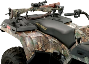 Moose Black FlexGrip UTV ATV Side by Side Double Gun & Bow Rack for Polaris - Picture 1 of 2
