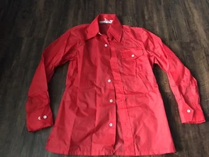Vintage Skyr Nylon Red LS Shirt Sz Juniors Large  - Picture 1 of 7