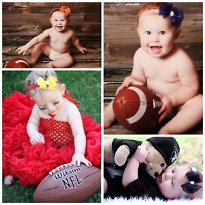 Baby Girls NFL Football Sports Team Headband Bow U PICK