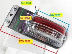 Fanale luce d'ingombro rettangolare - Foto 1 di 4