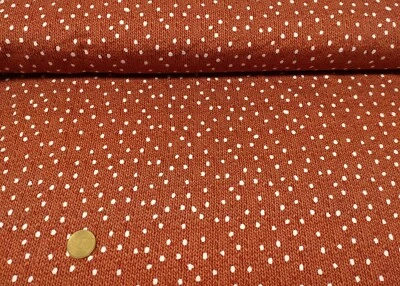 Wood Knit Hilco French Terry angeraut rost Kinderstoff in Strickoptik Meterware  - Bild 1 von 2