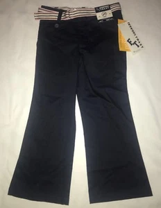 NWT French Toast Girl’s Navy Blue Uniform Pants Size 5 No Iron - Picture 1 of 4