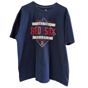 MLB Herren Boston Red Sox T-Shirt, 100% Baumwolle, Gr. XL, blau, ringgesponnen weich - Bild 1 von 11