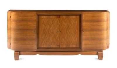 French Art Deco Mahogany Credenza/Buffet Attributed To Jean Pascaud 1930s - Image 1 of 4