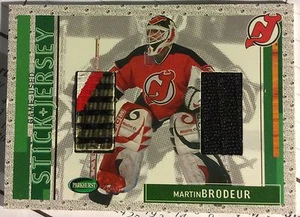2002-03 Parkhurst Martin Brodeur Game-Used Stick & Jersey Combo - Picture 1 of 1