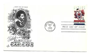 JH 1309 American Circus, ArtCraft pencil address erased FDC - Picture 1 of 1