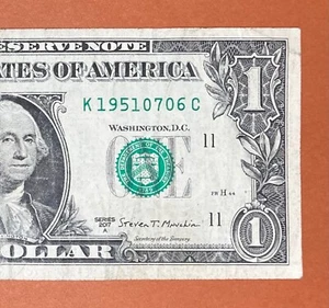 1951 July 6 ( K 19510706 C ) Birthday Note $1 One Dollar Bill - Picture 1 of 3