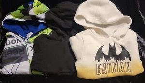 Lot Of 3 Reebok and Batman Boys Hoodies Sizes 4T & 3T Spellout Athletic - Picture 1 of 9