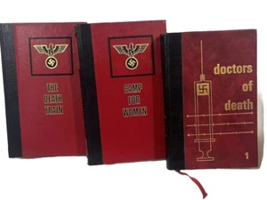 3 Historical Holocaust Books The Death Train, Camp For Women & Doctors Of Death - Imagen 1 de 14