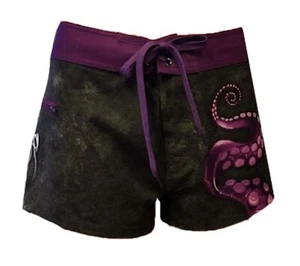 Sea Fear Woman's Octopus Board Shorts - Picture 1 of 3