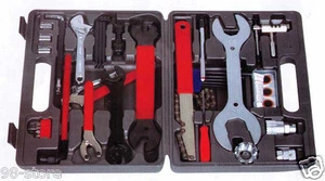 UNIVERSAL BICYCLE HOME MECHANIC 44 PC TOOL KIT SET REPAIR With A Case - Picture 1 of 1