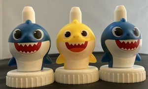 Good2Grow Bottle Toppers lot of 3 from Baby Shark EUC Please Read - Picture 1 of 3