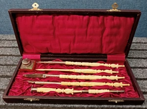 Nécessaire de Bureau en Coffret - Avec manches en OS - Porte Plume, Crayons etc - Bild 1 von 4