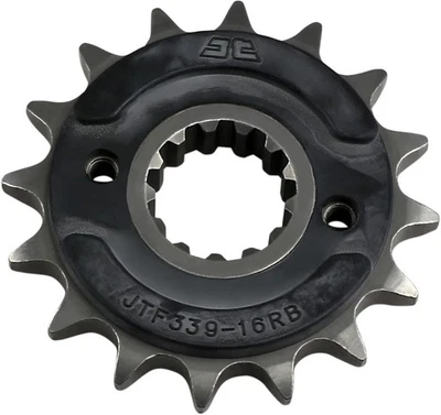 Front Steel Countershaft Sprocket w/ Rubber Damper - 16 Tooth 530 JT JTF339.16RB - Image 1 of 4