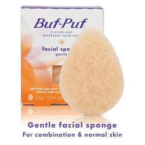Buf-Puf Spugna Viso Delicata, Non Irritante, Rimozione Punti Neri, Doppia Faccia - Foto 1 di 12