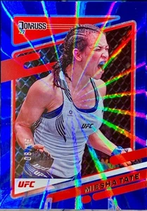 Donruss UFC 2022 - Tarjeta #36 Miesha Tate Blue Laser Holo 08/49 - Imagen 1 de 2