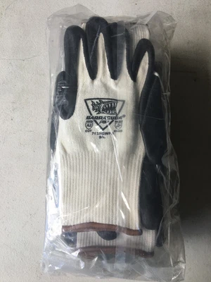 Barracuda Industrial Gloves Nitrile Coated Foam Grip Palm 713HGWFN  9/L  12 pair - Image 1 of 3