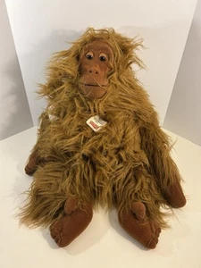Vintage 1988 Plush Creations Inc Long Hair Hairy Orangutan Monkey Ape Plush 22” - Picture 1 of 13