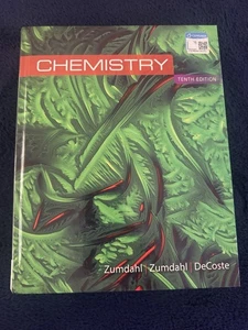 CHEMISTRY ~ 10th Tenth Edition - Hardcover By Zumdahl, Steven S - Mint but used - Picture 1 of 7