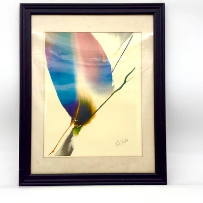 De Colección Paul Jenkins Litografía Impresión Expresionismo Abstracto con Firma Impresa Foto 1 de 4