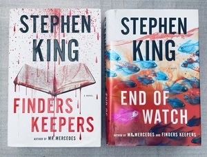 Stephen King Bill Hodges Trilogy Lot: Finders Keepers & End of Watch HC 1st Ed - Imagen 1 de 15