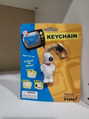 Family Guy Brian Griffin  Figure Keychain  2006 Basic Fun - Image 1 of 2