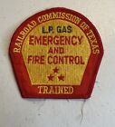 Railroad Commission of Texas L.P. Gas Emergency and Fire Control Trained Patch