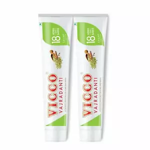 2X160 gms VICCO Vajradanti SAUNF Flavour Toothpaste | Ayurvedic Herbal FREE SHIP - Picture 1 of 2