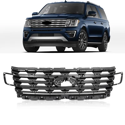 Черная монтажная панель основания передней решетки для Ford Expedition 2018-2021 - Изображение 1 из 4