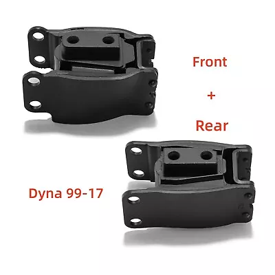 Front Rear Isolator Motor Mount For Harley Dyna Super Glide Street Bob 1999-2017 - Image 1 of 4