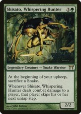 Shisato, Whispering Hunter Champions of Kamigawa NM Green Rare CARD ABUGames