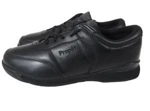 Propet-Lifewalker scarpe da passeggio comode da donna in pelle #W3804 nere taglia 11 M - Foto 1 di 13