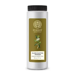 Forest Essentials Silken Dusting Powder Oudh Green Tea Natural Talc Free 90g (FS - Picture 1 of 3