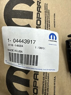 Mopar 04443917 Turn Signal Switch 1989 Dodge Shadow W/Intermittent Wipers & Tilt - Image 1 of 4