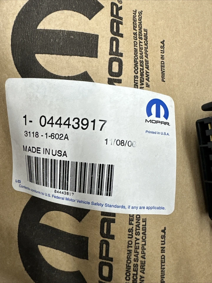 Interruptor de seta Mopar 04443917 1989 Dodge Shadow com limpadores intermitentes e inclinação - Imagem 1 de 4