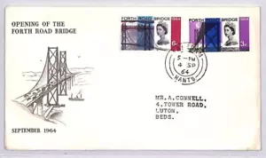 GB *FORTH ROAD BRIDGE* FDC 1964 Hants Fareham First Day Cover{samwells}ZE255 - Picture 1 of 8