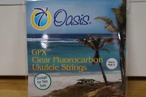 Oasis GPX Fluorocarbon Ukulele Corde Calde con Alta G - Uke 8100 - Foto 1 di 1