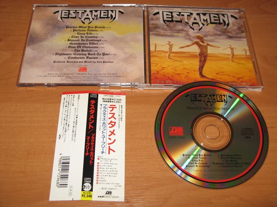 TESTAMENT - Practice What You Preach - ORG 1st JAPAN press RARE OOP - Bild 1 von 1