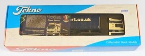 Tekno 59555 MAN TGX Truck & Trailer 8972TS W.F. HALL 1/50 Scale Limited Edition - Picture 1 of 1