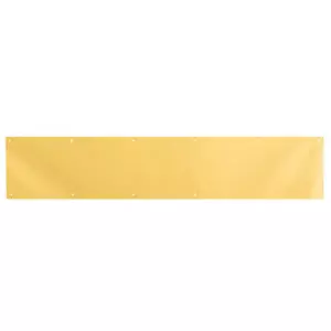 Polished Brass NEW 6x34 In Aluminum Door Kick Plate Commercial Grade Protection - Picture 1 of 2
