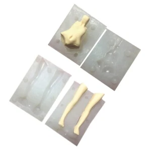 Fondant Dolls Body Molds 3D Body Mould DIY Clay Soft Clay Epoxy Resins Mould - Picture 1 of 8