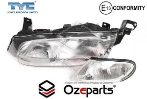Set 2 Pcs LH Left Head Light + Corner Lamp For Ford Falcon EL 1996~1998 - Picture 1 of 5