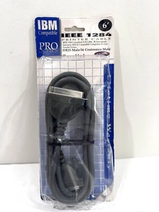 Belkin Pro Series Printer Cable IEEE I284 DB25 Male/36 Male PC Compatible NEW 6’ - Picture 1 of 6