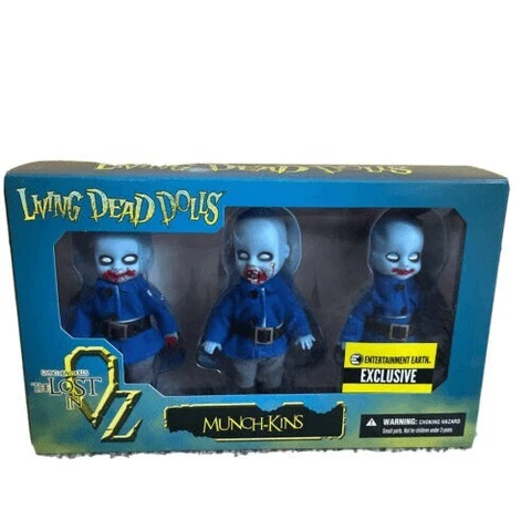 Sealed Living Dead Dolls 3 Mini Munchkins Highly Detailed MEZCO Wizard Of Oz NEW Cover